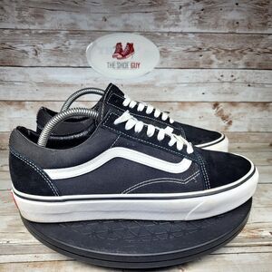 Vans Old Skool Men's Size 9.5 Black White Low-Top Athletic Skateboarding Shoes